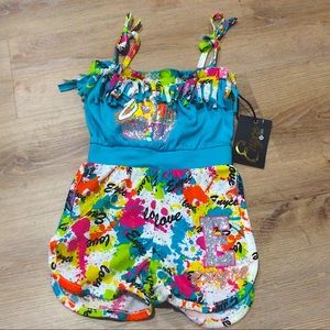 ENYCE Paintbrush Splash Short Jumper